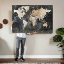 World Map Canvas Print – Detailed Map of the World Wall Art by MyGreatCanvas | Canvas Wall Art Prints | Photo Prints & Wall Decor