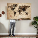 World Map Wall Art Canvas Print by MyGreatCanvas | Canvas Wall Art Prints | Photo Prints & Wall Decor