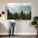 Misty Mountain Forest Wall Art Canvas Print by MyGreatCanvas | Canvas Wall Art Prints | Photo Prints & Wall Decor