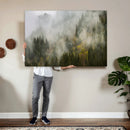 Misty Mountain Canvas Print, Foggy Pine Trees Nature Wall by MyGreatCanvas | Canvas Wall Art Prints | Photo Prints & Wall Decor