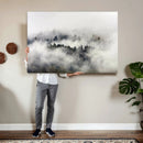 Foggy Forest Wall Art Canvas Print, Misty Pine Tree by MyGreatCanvas | Canvas Wall Art Prints | Photo Prints & Wall Decor