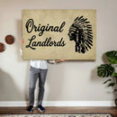 Original Landlords Wall Art Canvas Print, Native American by MyGreatCanvas | Canvas Wall Art Prints | Photo Prints & Wall Decor