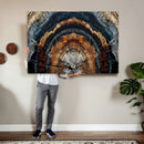 Abstract Wood Grain Canvas Print, Tree Ring Pattern Wall by MyGreatCanvas | Canvas Wall Art Prints | Photo Prints & Wall Decor