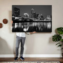 Austin Skyline Wall Art Canvas Print, Austin Downtown Night by MyGreatCanvas | Canvas Wall Art Prints | Photo Prints & Wall Decor