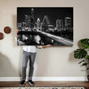 Austin Skyline Wall Art Canvas Print, Austin Downtown Night by MyGreatCanvas | Canvas Wall Art Prints | Photo Prints & Wall Decor