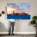 Chicago Wall Art Canvas Print - Chicago City Downtown Night by MyGreatCanvas | Canvas Wall Art Prints | Photo Prints & Wall Decor