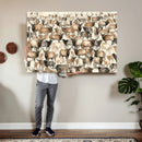 American Elk Wall Art Canvas Print - Abstract Deer Animal by MyGreatCanvas | Canvas Wall Art Prints | Photo Prints & Wall Decor