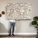 Abstract Bison Wall Art Canvas Print - Abstract Longhorn by MyGreatCanvas | Canvas Wall Art Prints | Photo Prints & Wall Decor