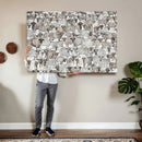 Abstract Texas Cow Wall Art Canvas Print - Farm Longhorn by MyGreatCanvas | Canvas Wall Art Prints | Photo Prints & Wall Decor