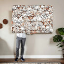 Abstract Longhorn Herd Wall Art Canvas Print - Abstract by MyGreatCanvas | Canvas Wall Art Prints | Photo Prints & Wall Decor