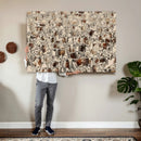 Abstract Longhorn Wall Art Canvas Print - Farm Animal by MyGreatCanvas | Canvas Wall Art Prints | Photo Prints & Wall Decor