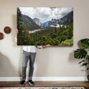 Yosemite Valley Wall Art Canvas Print – Misty Mountain by MyGreatCanvas | Canvas Wall Art Prints | Photo Prints & Wall Decor