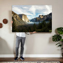 Yosemite Valley Mountain Wall Art Canvas Print, Granite by MyGreatCanvas | Canvas Wall Art Prints | Photo Prints & Wall Decor