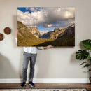 Yosemite Valley River Landscape Wall Art Canvas Print, by MyGreatCanvas | Canvas Wall Art Prints | Photo Prints & Wall Decor