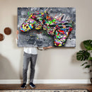 Graffiti Gaming Canvas Wall Art For Bedroom - Gaming Wall by MyGreatCanvas | Canvas Wall Art Prints | Photo Prints & Wall Decor