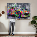 Graffiti Sports Car Street Art Wall Art Canvas Print, by MyGreatCanvas | Canvas Wall Art Prints | Photo Prints & Wall Decor