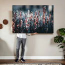 Winter Heather Wall Art Canvas Print, Frosted Floral Nature by MyGreatCanvas | Canvas Wall Art Prints | Photo Prints & Wall Decor