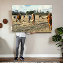 Texas Longhorn Wall Art Canvas Print, Western Ranch Cattle by MyGreatCanvas | Canvas Wall Art Prints | Photo Prints & Wall Decor