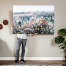 Frosted Fern Wall Art Canvas Print, Soft Winter Botanical by MyGreatCanvas | Canvas Wall Art Prints | Photo Prints & Wall Decor