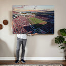 Ole Miss Rebels Vaught Hemingway Stadium Wall Art Canvas