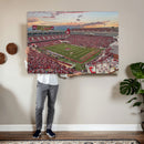 Donald W. Reynolds Razorback Stadium Wall Art Canvas Print –