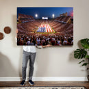 Oklahoma Memorial Stadium Wall Art Canvas Print – Oklahoma