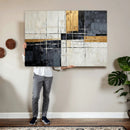 Gold Abstract Wall Art Canvas Print, Modern Luxury Geometric by MyGreatCanvas | Canvas Wall Art Prints | Photo Prints & Wall Decor