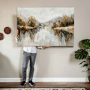 Abstract Landscape Wall Art Canvas Print, Modern Lake by MyGreatCanvas | Canvas Wall Art Prints | Photo Prints & Wall Decor