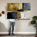 Gold Navy Abstract Wall Art Canvas Print, Modern Luxury by MyGreatCanvas | Canvas Wall Art Prints | Photo Prints & Wall Decor