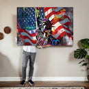 USA Statue of Liberty Graffiti Street Art Wall Art Canvas by MyGreatCanvas | Canvas Wall Art Prints | Photo Prints & Wall Decor