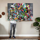 Abstract Graffiti Collage Street Art Wall Art Canvas Print by MyGreatCanvas | Canvas Wall Art Prints | Photo Prints & Wall Decor