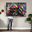 Graffiti American Football Helmet Street Art Wall Art Canvas by MyGreatCanvas | Canvas Wall Art Prints | Photo Prints & Wall Decor