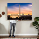 Washington DC Skyline Wall Art Canvas Print – Lincoln by MyGreatCanvas | Canvas Wall Art Prints | Photo Prints & Wall Decor