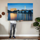 Washington DC Wall Art Canvas Print – Lincoln Memorial Night by MyGreatCanvas | Canvas Wall Art Prints | Photo Prints & Wall Decor