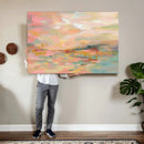 Abstract Pastel Landscape Wall Art Canvas Print – Soft Pink by MyGreatCanvas | Canvas Wall Art Prints | Photo Prints & Wall Decor