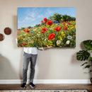Wildflower Meadow Wall Art Canvas Print – Colorful Poppy and by MyGreatCanvas | Canvas Wall Art Prints | Photo Prints & Wall Decor