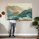 Abstract Mountain Landscape Wall Art Canvas Print – Textured by MyGreatCanvas | Canvas Wall Art Prints | Photo Prints & Wall Decor