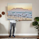 Seagulls Over Ocean Wall Art Canvas Print – Coastal Beach by MyGreatCanvas | Canvas Wall Art Prints | Photo Prints & Wall Decor