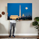 Washington DC Skyline Wall Art Canvas Print – Lincoln by MyGreatCanvas | Canvas Wall Art Prints | Photo Prints & Wall Decor