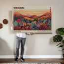 Yayoi Kusama Colorful Landscape Wall Art Canvas Print – by MyGreatCanvas | Canvas Wall Art Prints | Photo Prints & Wall Decor