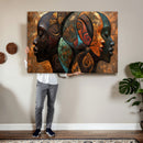 Abstract Afro American Women Wall Art Canvas Print by MyGreatCanvas | Canvas Wall Art Prints | Photo Prints & Wall Decor