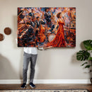 Jazz Band Canvas Wall Art — Jazz Club Singer Saxophone Print by MyGreatCanvas | Canvas Wall Art Prints | Photo Prints & Wall Decor