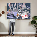 Playing Cards Canvas Wall Art | Casino Game Room Decor, by MyGreatCanvas | Canvas Wall Art Prints | Photo Prints & Wall Decor