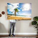 Puerto Rico Beach Paradise Wall Art – Tropical Coastal Print by MyGreatCanvas | Canvas Wall Art Prints | Photo Prints & Wall Decor