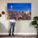 Charlotte Skyline Canvas Wall Art Print – North Carolina Cityscape Photography Print by MyGreatCanvas | Canvas Wall Art Prints | Photo Prints & Wall Decor