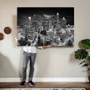 Charlotte Skyline Canvas Wall Art Print – North Carolina Cityscape Photography Print by MyGreatCanvas | Canvas Wall Art Prints | Photo Prints & Wall Decor