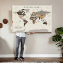World Map Wall Art Print