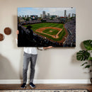 Chicago Cubs Baseball Team Print - Wrigley Field Stadium