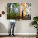 Four Seasons Wall Art Forest Canvas Print – Triptych