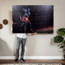 American Football Wall Art Canvas Print, Stadium Sport Wall